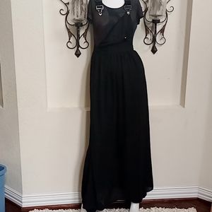 Bib front maxi skirt /dress